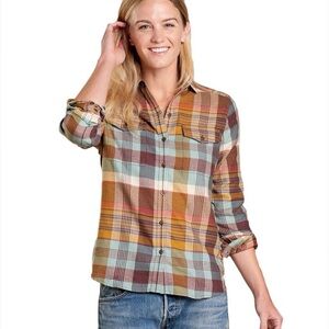 Toad&Co Multicolor Plaid Button Down Shirt